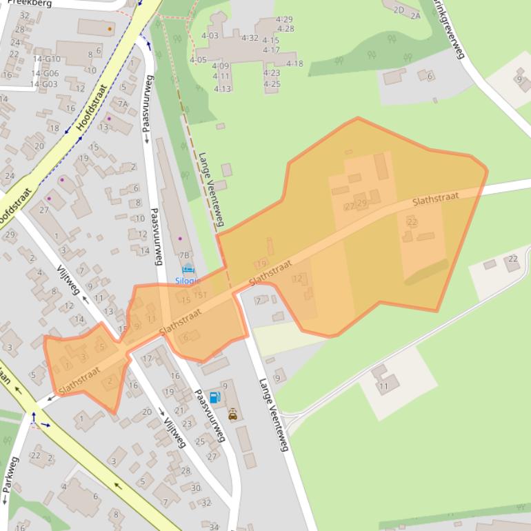 Kaart van postcodegebied 8161CB.