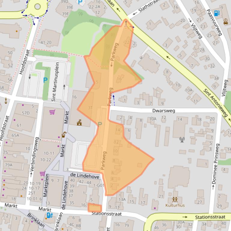 Kaart van postcodegebied 8161CK.