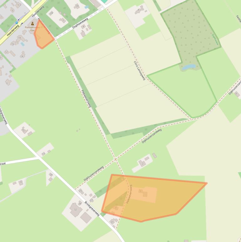 Kaart van postcodegebied 8161NR.