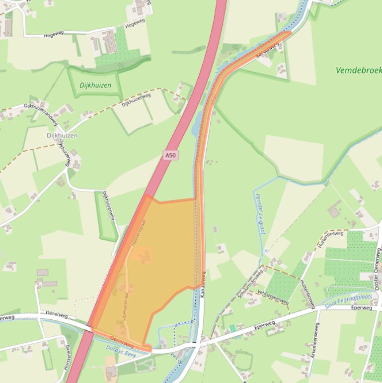 Kaart van postcodegebied 8161PP.