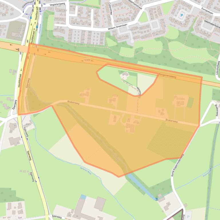 Kaart van postcodegebied 8161RN.