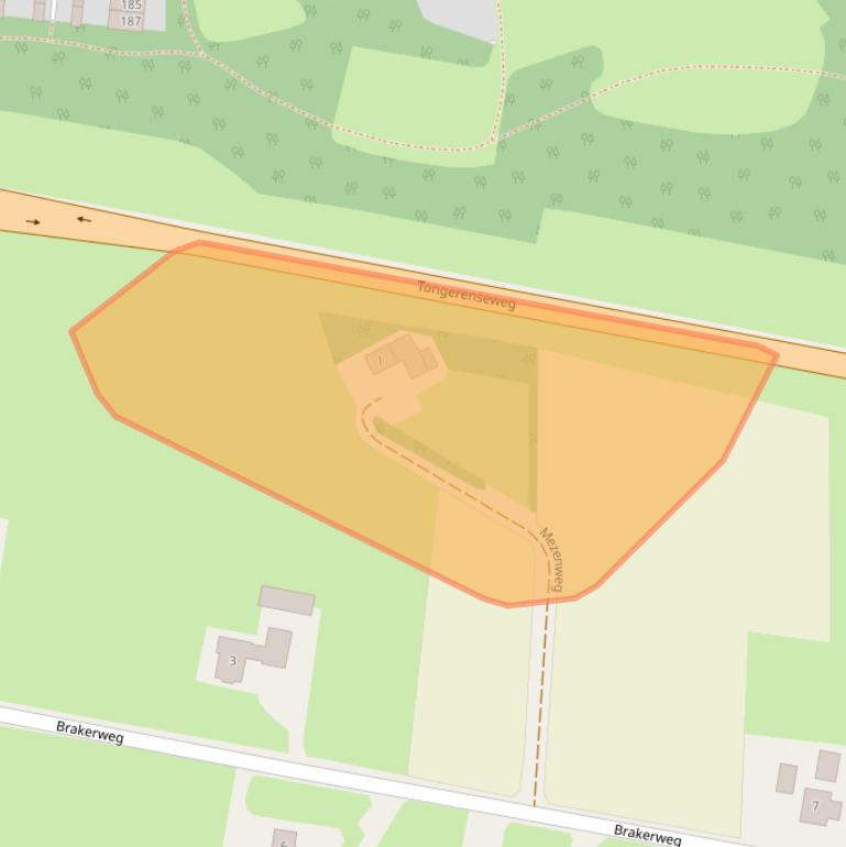 Kaart van postcodegebied 8161RP.