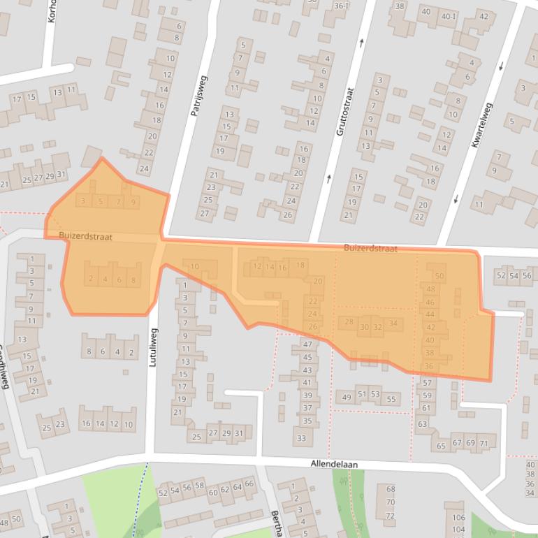 Kaart van postcodegebied 8161VD.