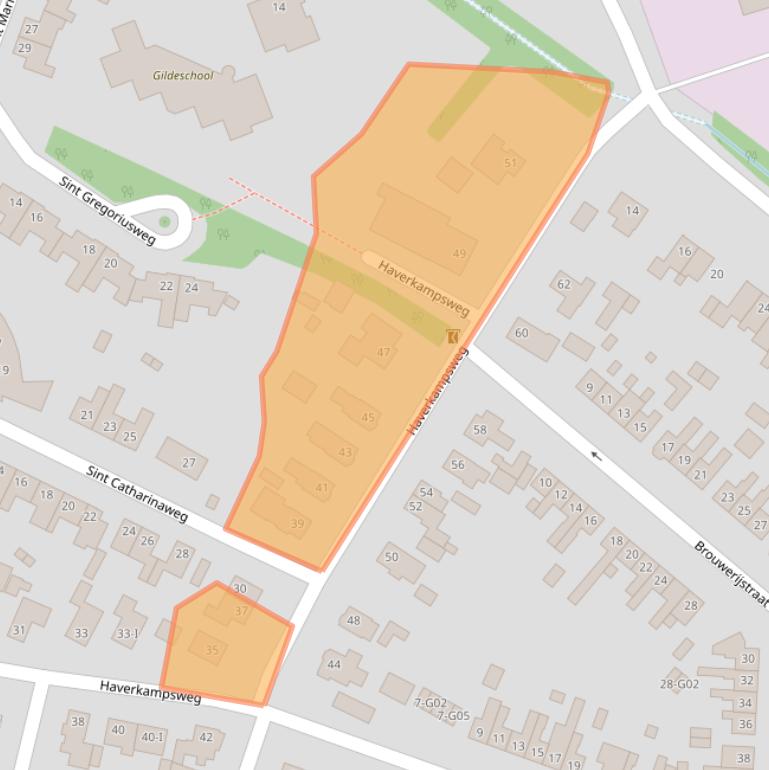 Kaart van postcodegebied 8161VP.