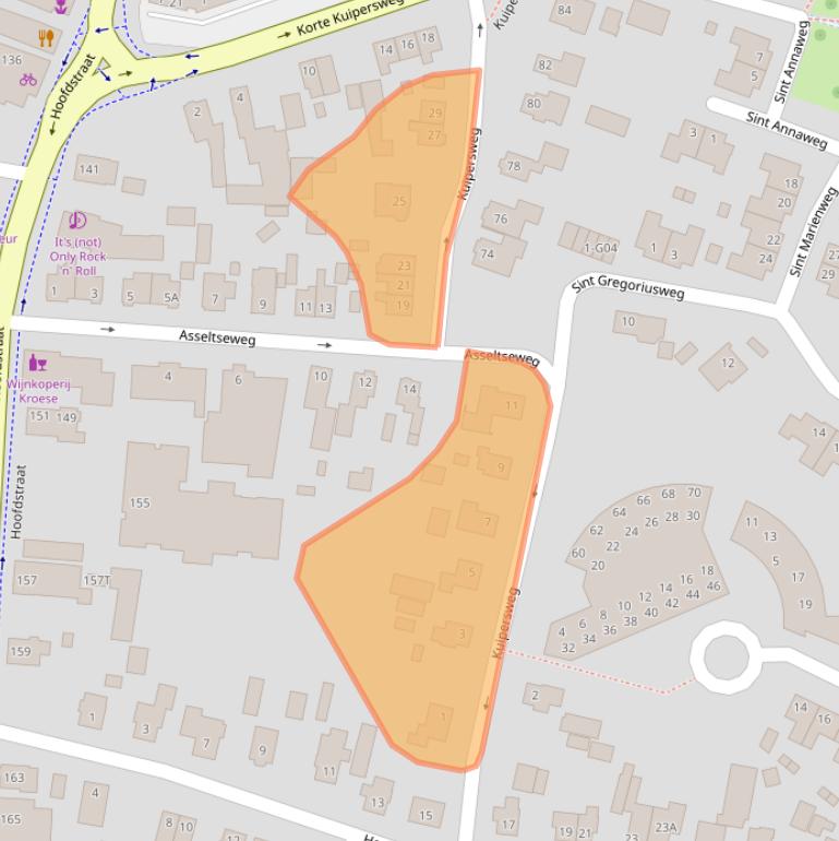 Kaart van postcodegebied 8161VX.