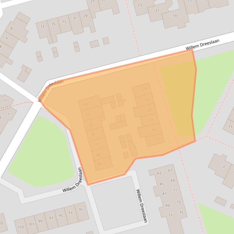 Kaart van postcodegebied 8161ZD.