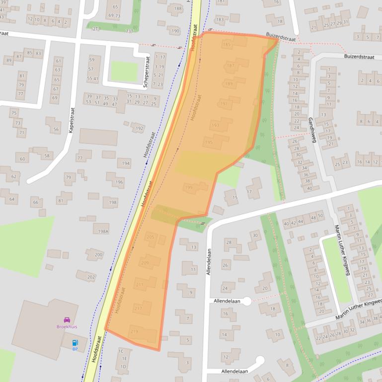 Kaart van postcodegebied 8162AH.