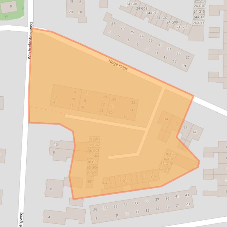 Kaart van postcodegebied 8162CC.
