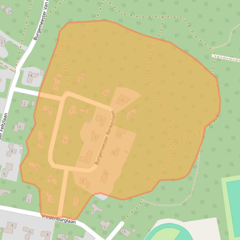 Kaart van postcodegebied 8162CW.