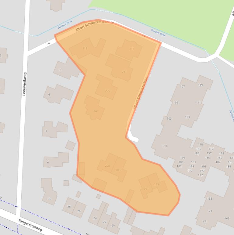 Kaart van postcodegebied 8162DX.