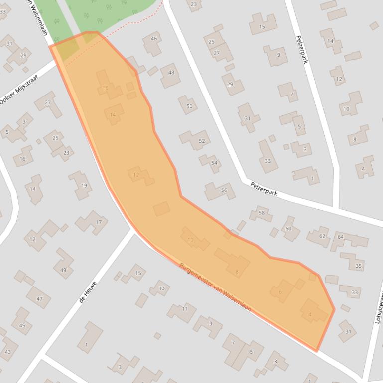 Kaart van postcodegebied 8162GG.