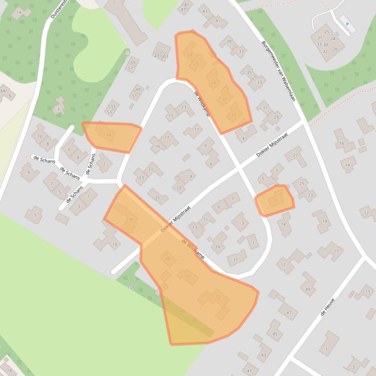 Kaart van postcodegebied 8162GJ.