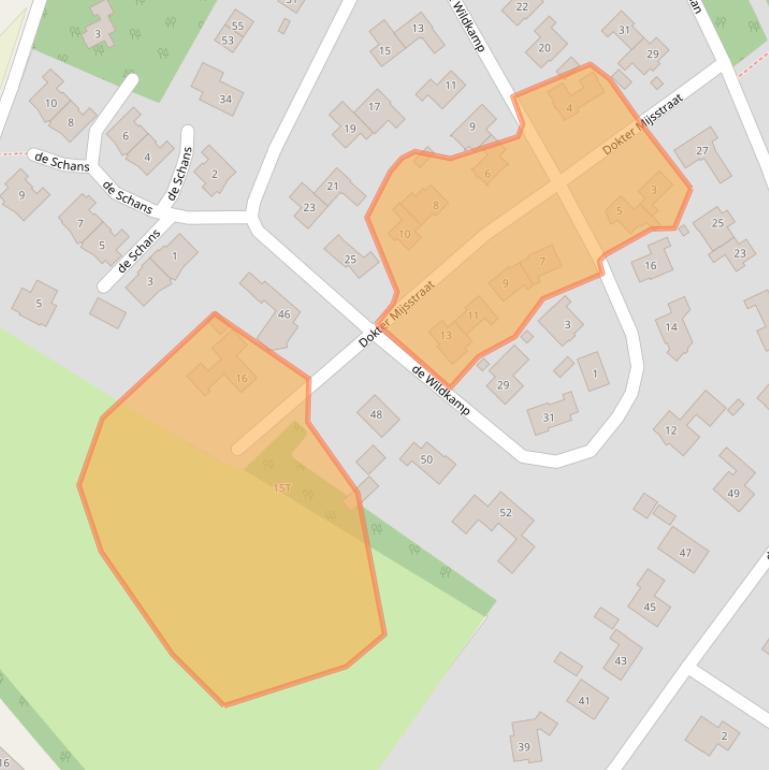 Kaart van postcodegebied 8162GK.