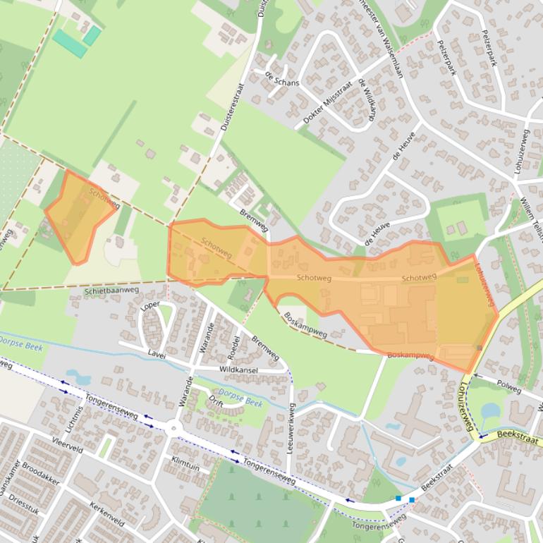 Kaart van postcodegebied 8162GM.