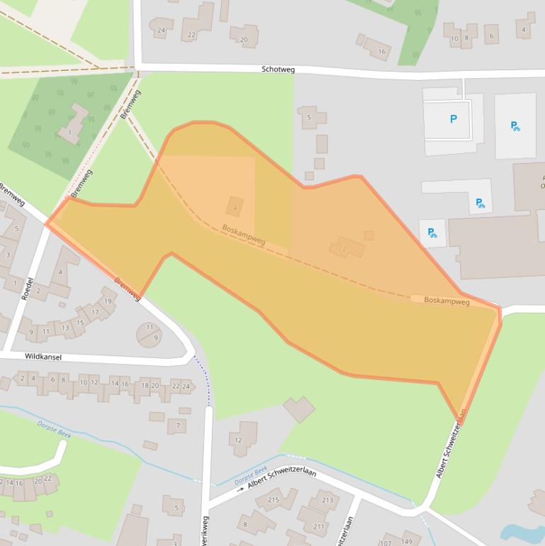 Kaart van postcodegebied 8162GT.