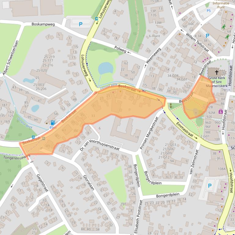 Kaart van postcodegebied 8162HA.