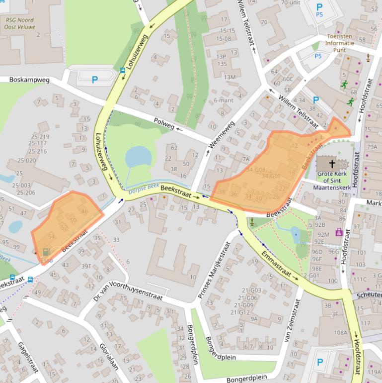 Kaart van postcodegebied 8162HB.