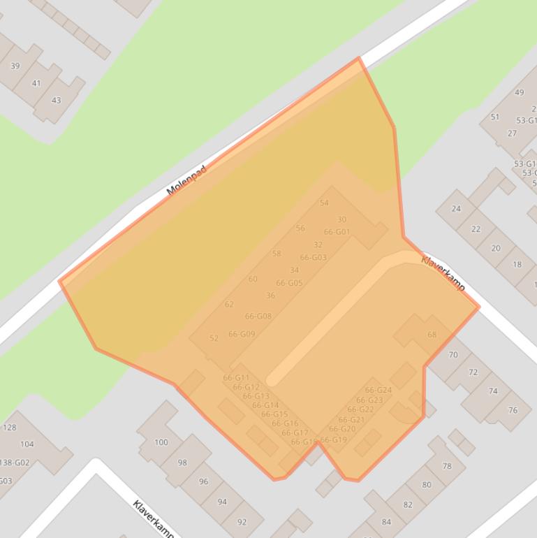 Kaart van postcodegebied 8162HS.