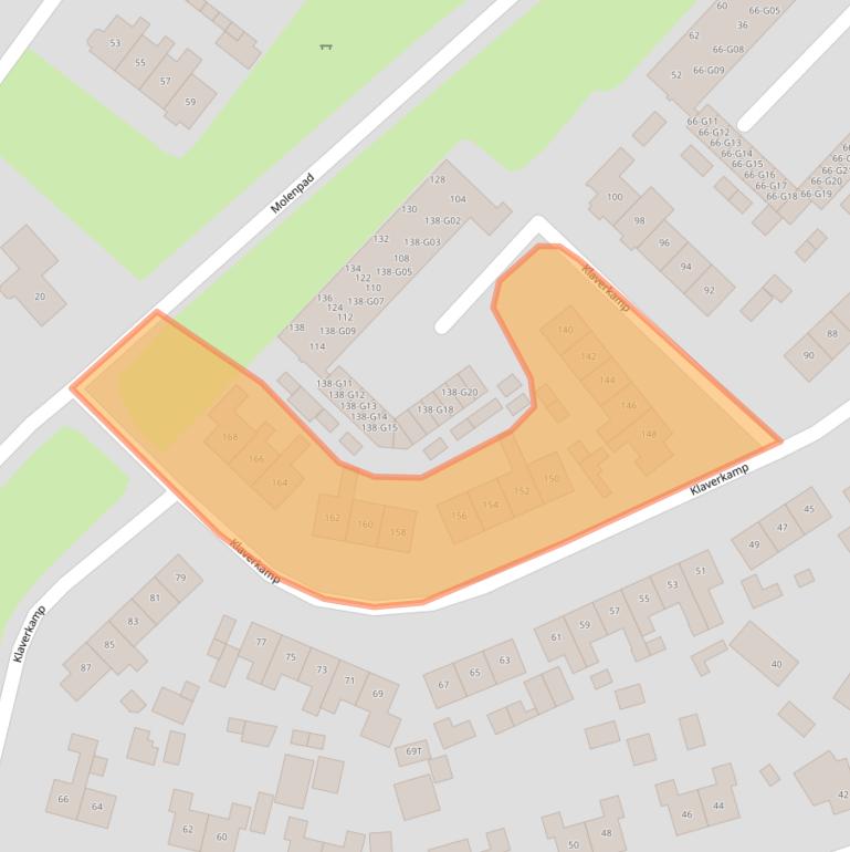 Kaart van postcodegebied 8162HW.