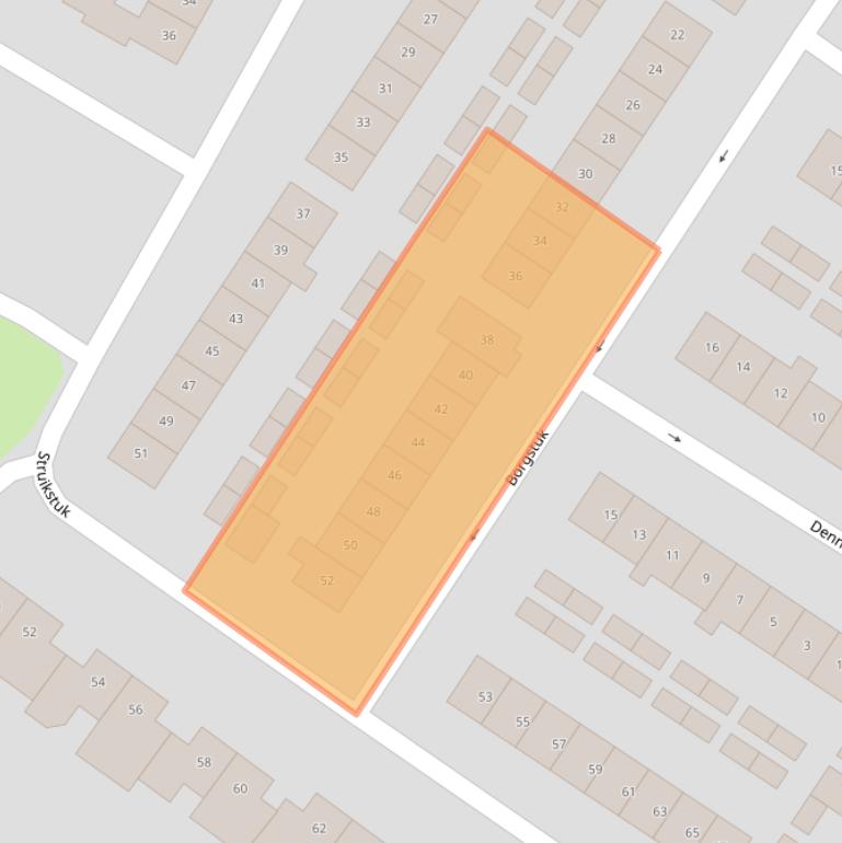 Kaart van postcodegebied 8162JR.