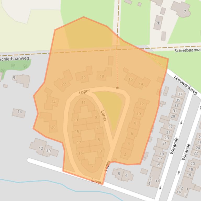 Kaart van postcodegebied 8162KD.