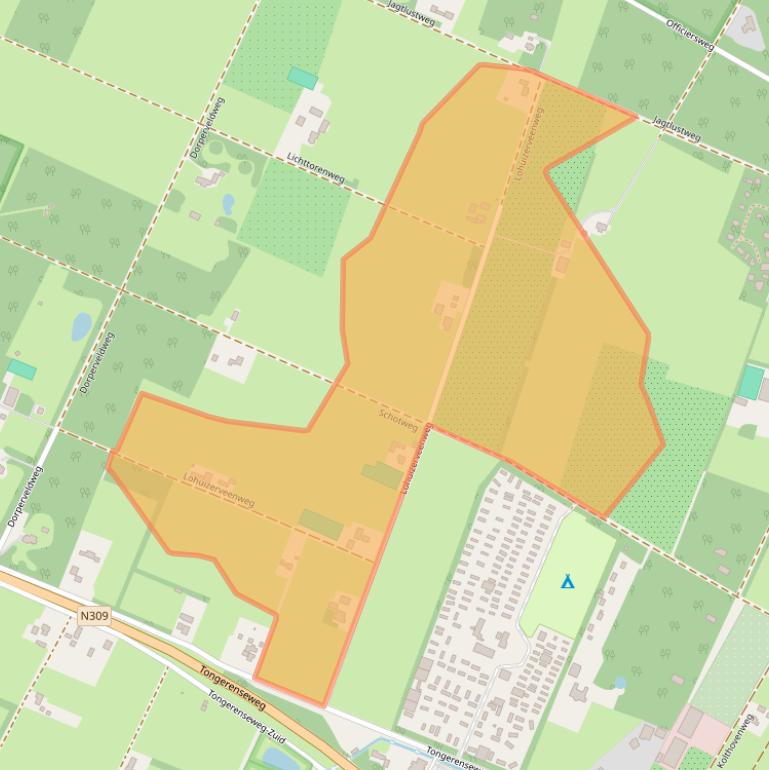 Kaart van postcodegebied 8162NG.