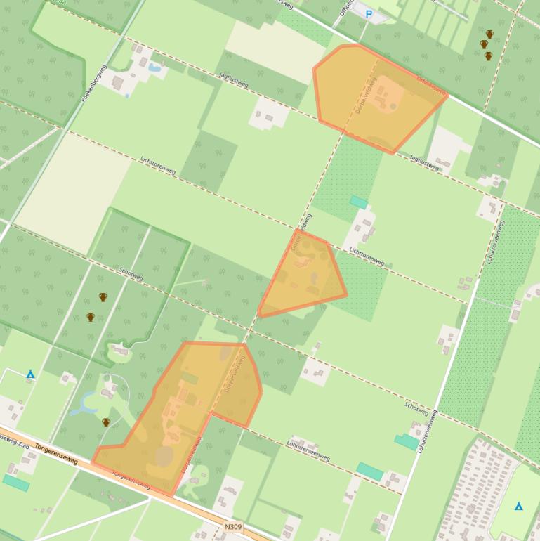 Kaart van postcodegebied 8162NH.