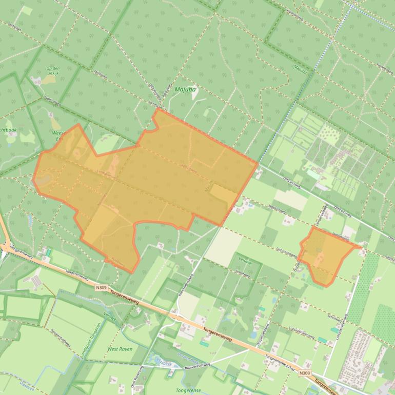 Kaart van postcodegebied 8162NL.