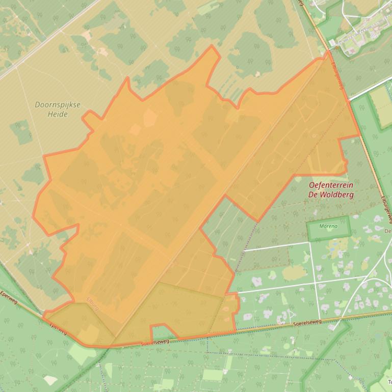 Kaart van postcodegebied 8162NS.