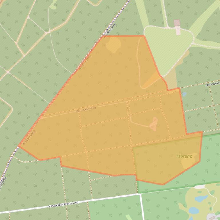 Kaart van postcodegebied 8162NT.