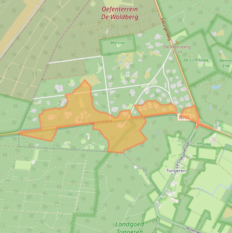 Kaart van postcodegebied 8162PB.