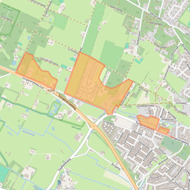 Kaart van postcodegebied 8162PP.