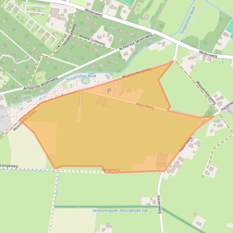 Kaart van postcodegebied 8162RE.