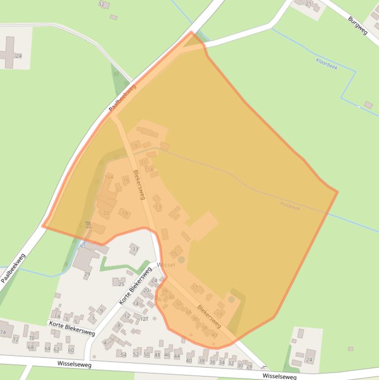 Kaart van postcodegebied 8162RK.