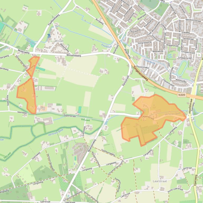 Kaart van postcodegebied 8162RP.