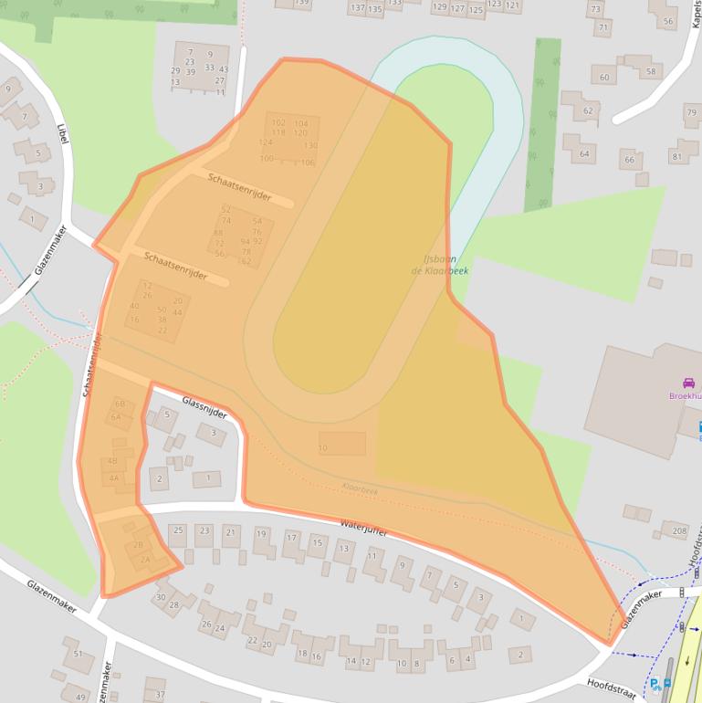 Kaart van postcodegebied 8162TE.