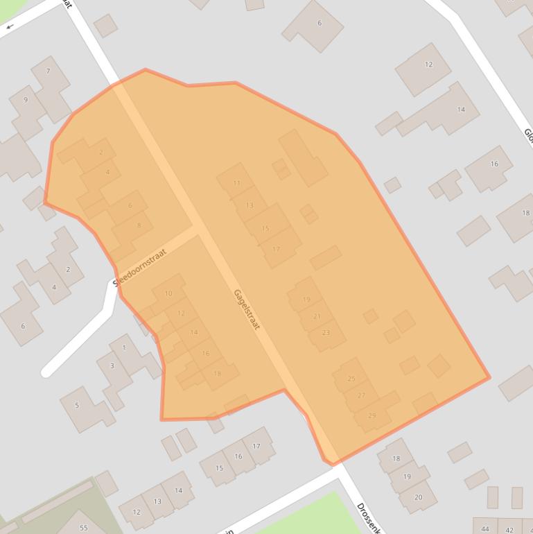 Kaart van postcodegebied 8162VE.