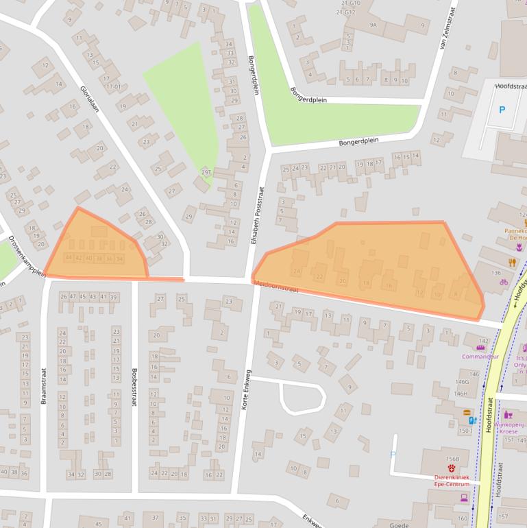 Kaart van postcodegebied 8162VG.