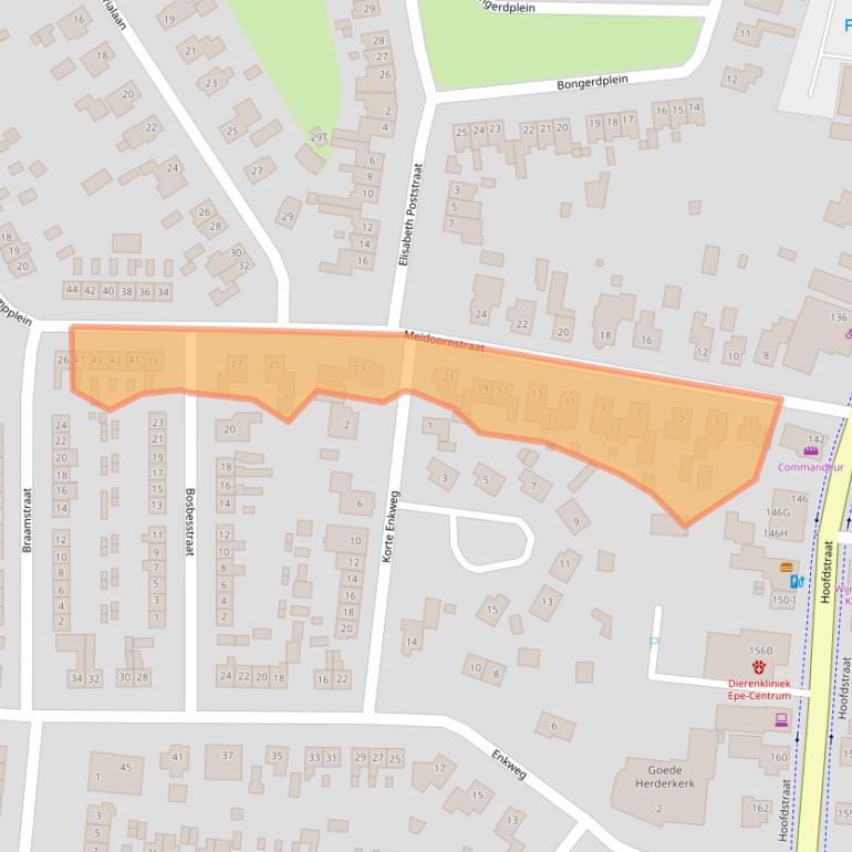 Kaart van postcodegebied 8162VH.