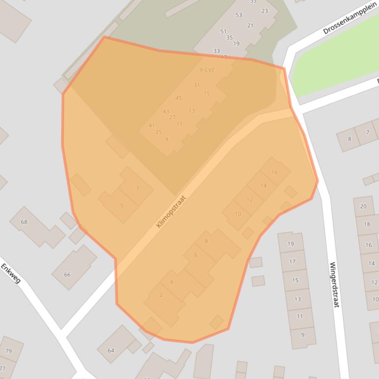 Kaart van postcodegebied 8162VT.