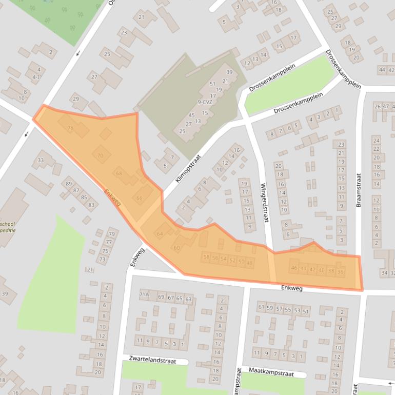 Kaart van postcodegebied 8162VV.