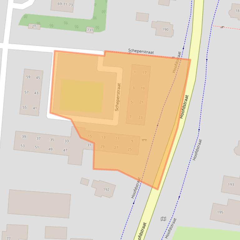 Kaart van postcodegebied 8162WB.