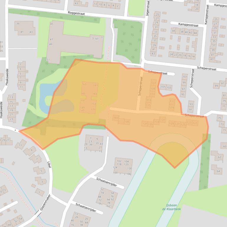 Kaart van postcodegebied 8162WP.