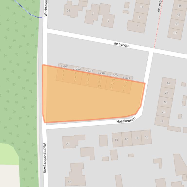 Kaart van postcodegebied 8162XE.