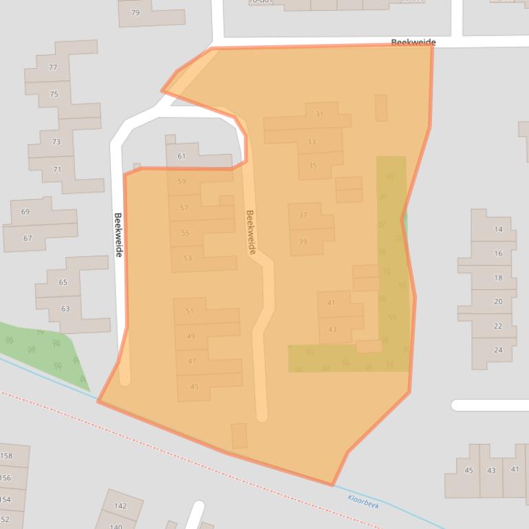 Kaart van postcodegebied 8162XP.