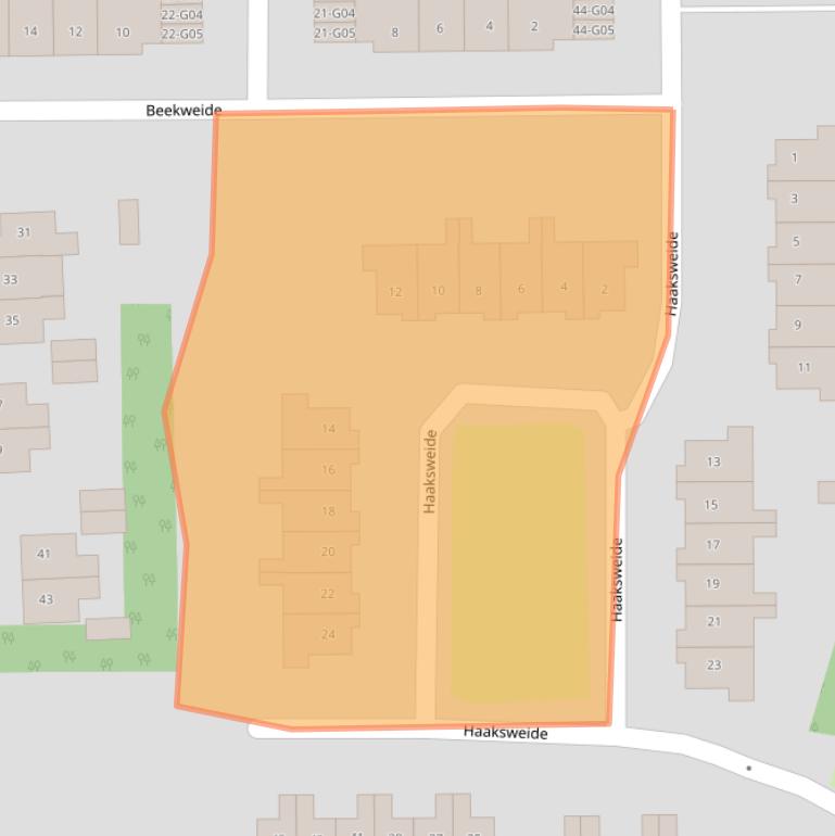 Kaart van postcodegebied 8162XR.