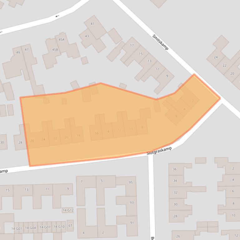Kaart van postcodegebied 8162XW.