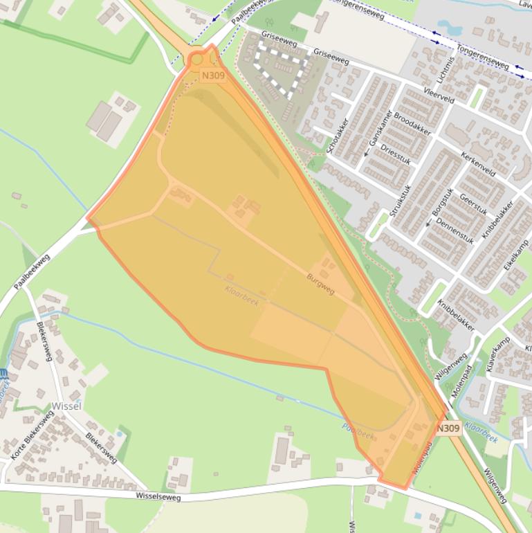 Kaart van postcodegebied 8162ZG.