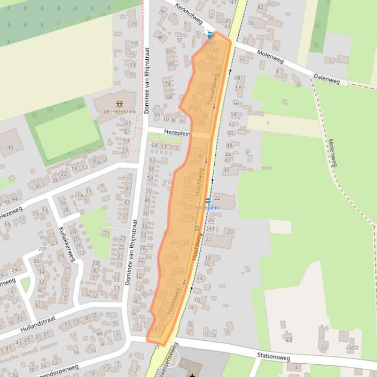 Kaart van postcodegebied 8166AC.