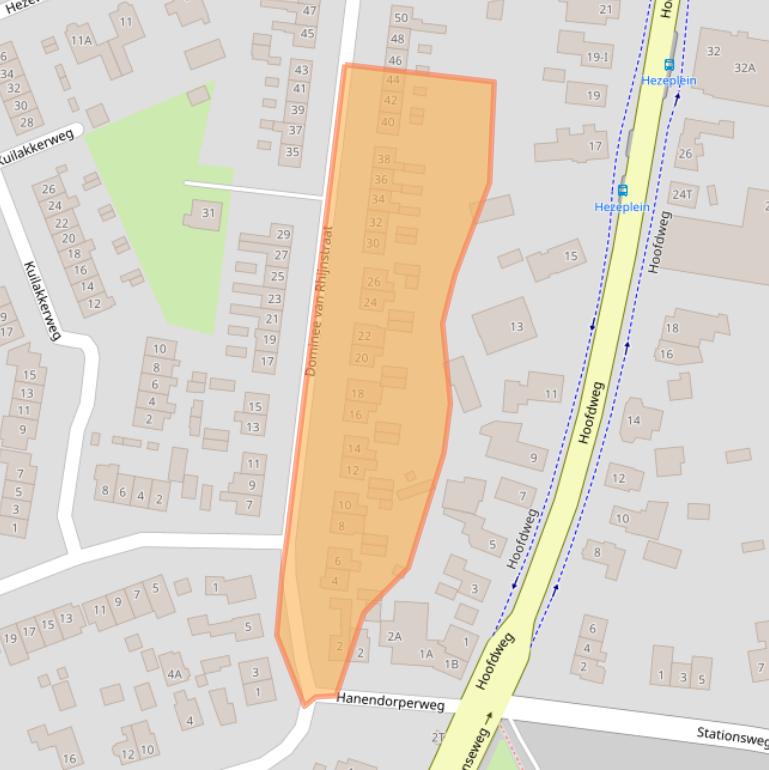 Kaart van postcodegebied 8166AM.